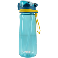 Бутылка для воды с трубочкой Kite 600 мл зеленая K22-419-03