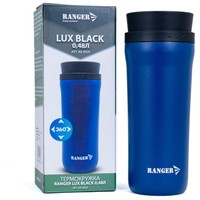 Термокружка Ranger Lux 0,48 л Black RA9929