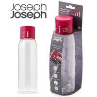 Фото Бутылка для воды с индикатором Joseph Joseph 600 мл розовая 81051