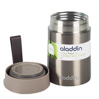 Комплект Aladdin пищевой термос Enjoy Food 0.4 л серый + термокружка Insulated 0.47 л