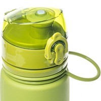 Фото Бутылка силиконовая Tramp 500 мл зеленая TRC-093-olive