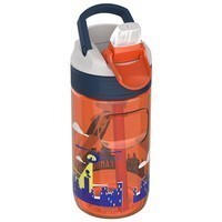 Фото Бутылка детская Kambukka Lagoon 400 мл Flying Superboy оранжевая 11-04019