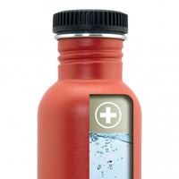 Бутылка Laken Basic Steel Bottle 0,35 л P/S Red BSA35RO