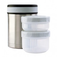 Термос для еды Laken Thermo food container 1 л + NP Cover Bands DLP10BA