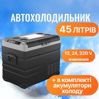 Фото Компрессорный автохолодильник Alpicool TW45 двухкамерный 45 л TW45AP