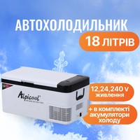 Фото Компрессорный холодильник Alpicool K18 18 л K18LGP